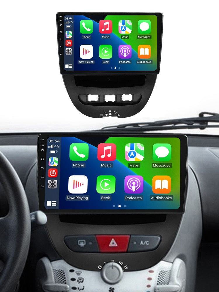Toyota Aygo, Peugeot 107 & Citroën C1 Radio Geschikt voor CarPlay (2005-2014) Draadloos
