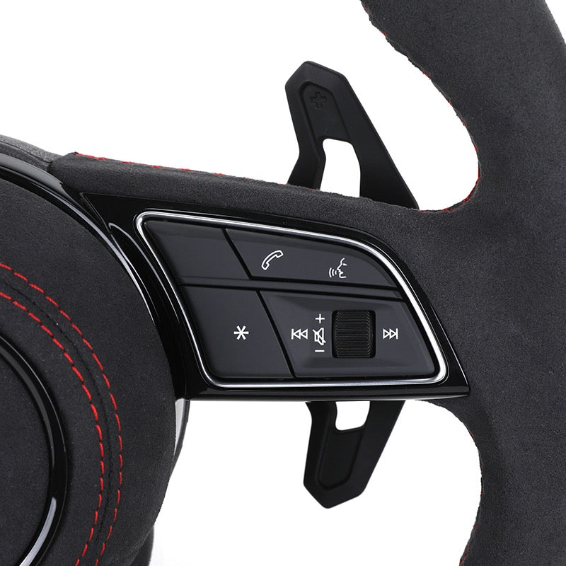 Audi A3/A4/A5/A6/A7/A8 FULL ALCANTARA Stuur 12H Markering