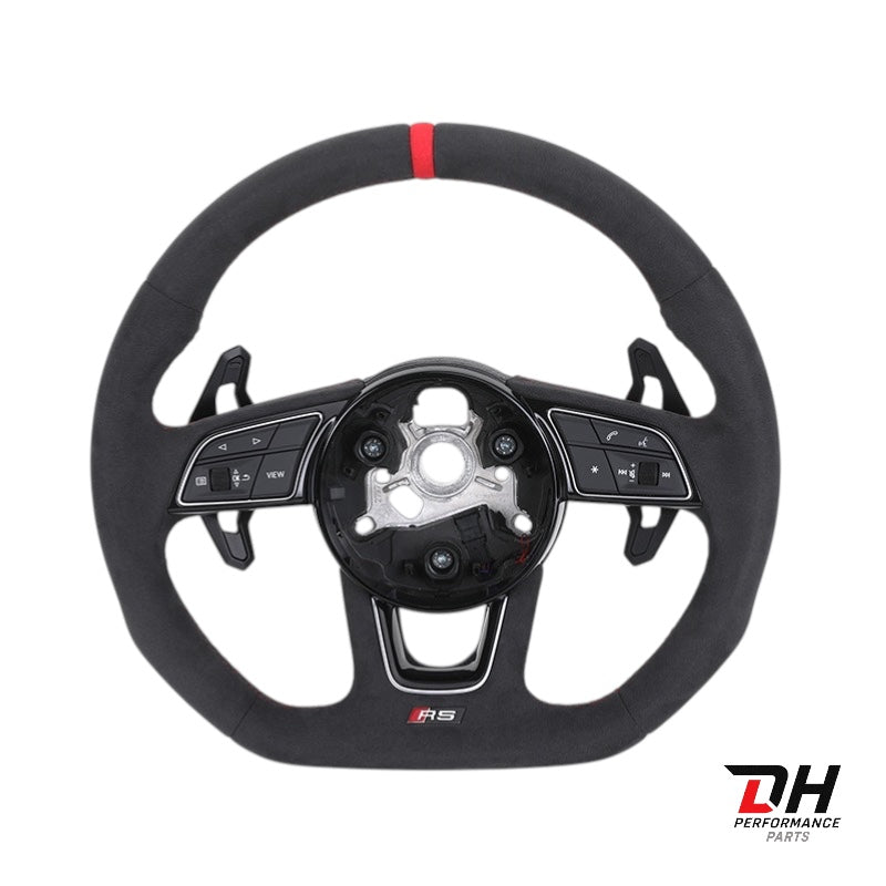 Audi A3/A4/A5/A6/A7/A8 FULL ALCANTARA Stuur 12H Markering