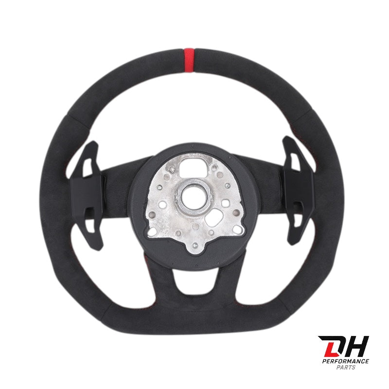 Audi A3/A4/A5/A6/A7/A8 FULL ALCANTARA Stuur 12H Markering