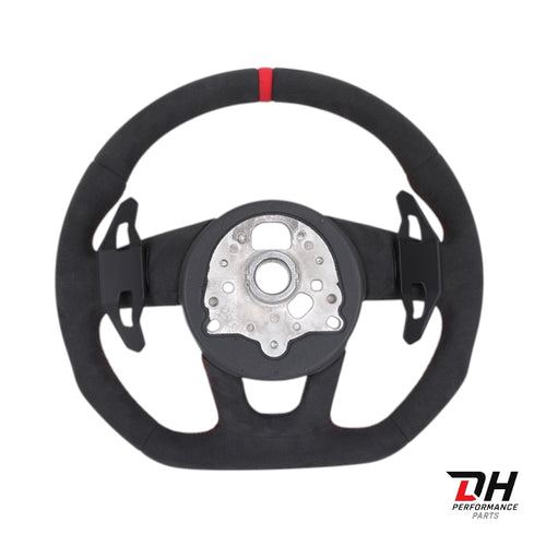 Audi A3/A4/A5/A6/A7/A8 FULL ALCANTARA Stuur 12H Markering