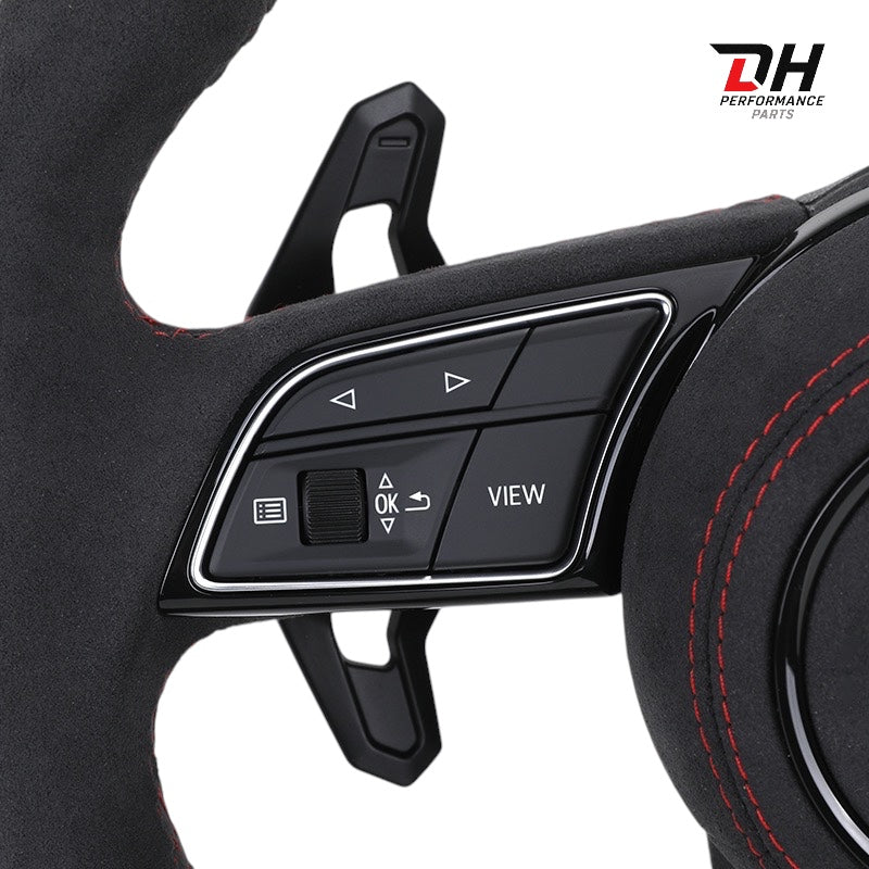 Audi A3/A4/A5/A6/A7/A8 FULL ALCANTARA Stuur 12H Markering
