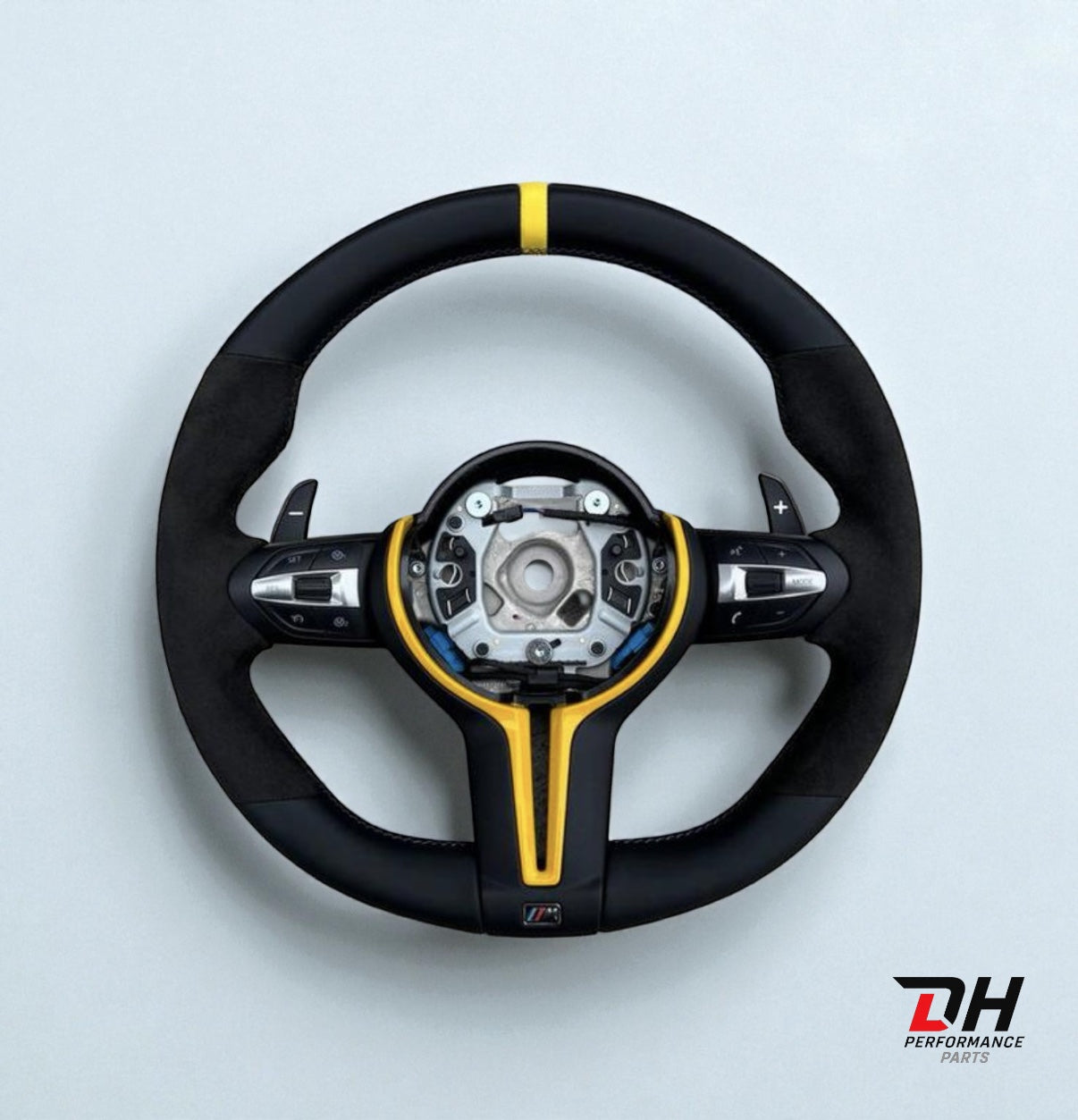 BMW M Performance Stuur F series Alcantara & Leder GEEL