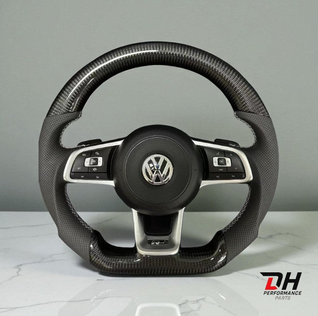 Volkswagen Golf 7 / 7.5 R / GTI – Sportstuur Carbon & Geperforeerd Leer