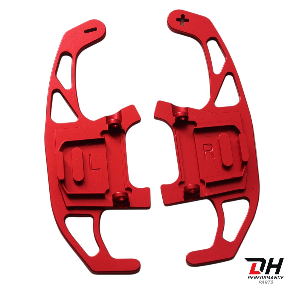 Volkswagen Golf 7 / 7.5 Paddle Shifters (Flippers) – Aluminium – Blauw / Rood / Zilver / Zwart