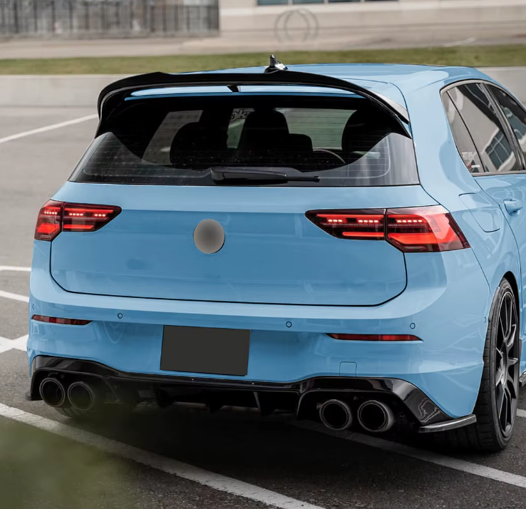 Volkswagen Golf 8R Spoiler – Glanszwart / Carbon Look