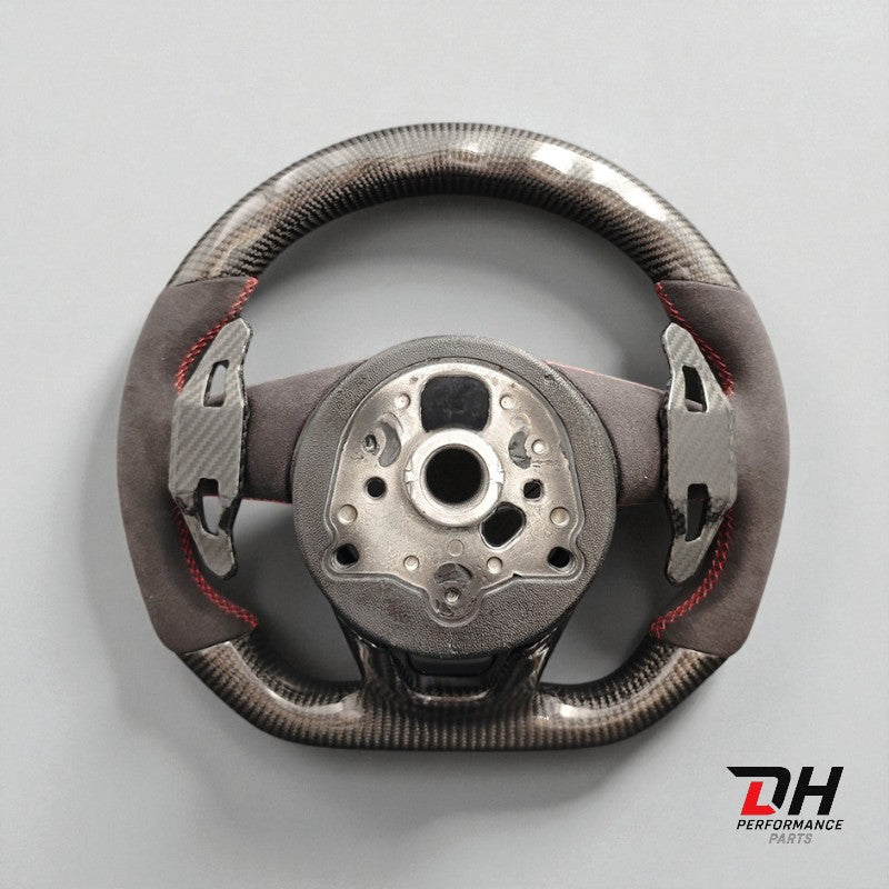 Audi RS3/S3/A3 8V RS4/5 B9 Carbon LED Stuur met Carbon Flippers