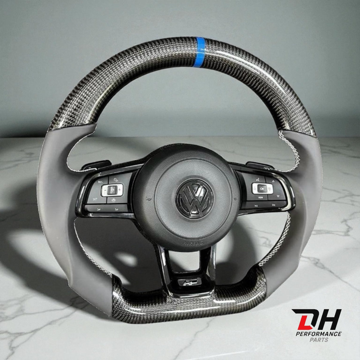 Golf 7.5R / GTI / GTE Carbon Stuur – Inclusief Airbag