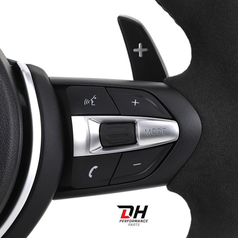 BMW M Performance Stuur F series Alcantara & Leder geel
