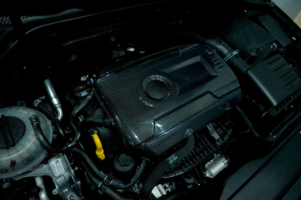 Golf 7/7,5R/GTI Carbon fiber Motorafdekkap